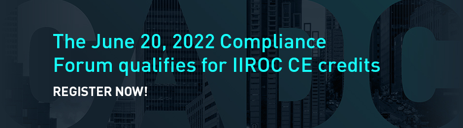 SAVE THE DATE! The 2022 Compliance Forum will be held on June 20th